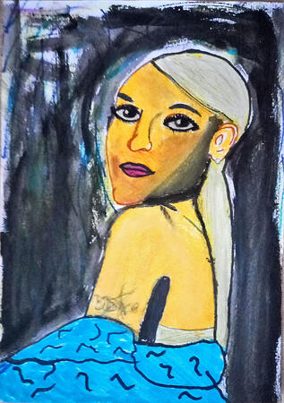 Ariana Grande Sweetener drawing